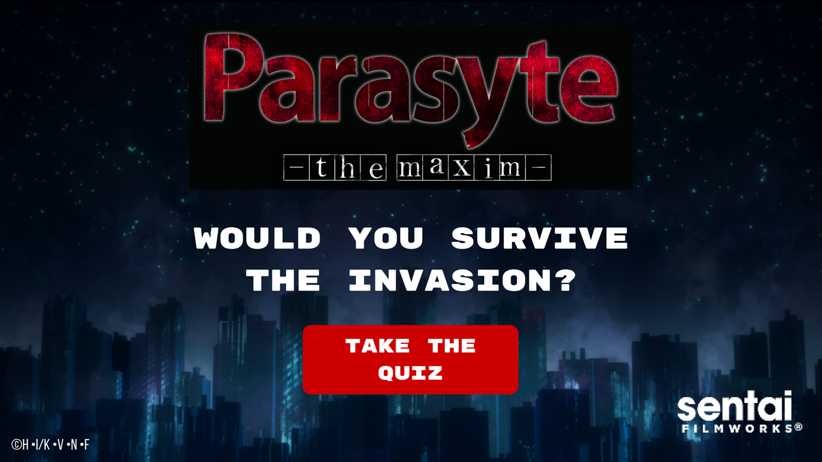 Parasyte –the maxim- Would YOU survive the invasion? [QUIZ]