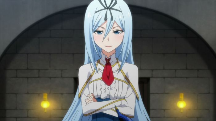 light long blue hair anime character