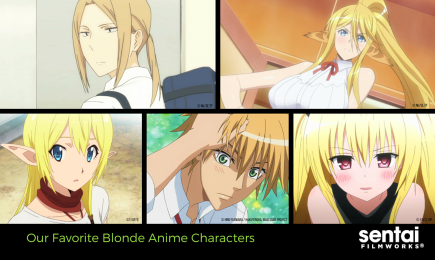 Our Favorite Blonde Anime Characters