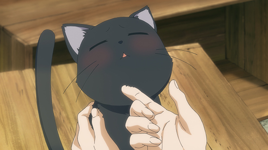 anime happy the cat