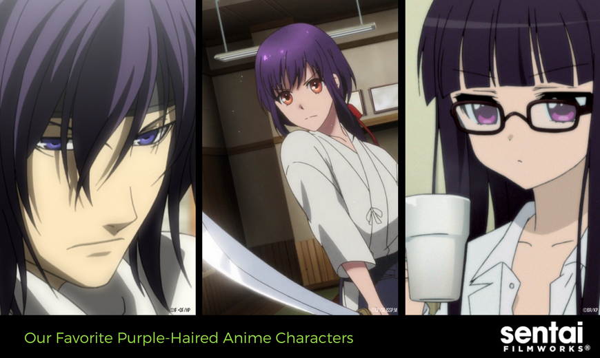 Our Favorite Purple Haired Anime Characters Sentai Filmworks