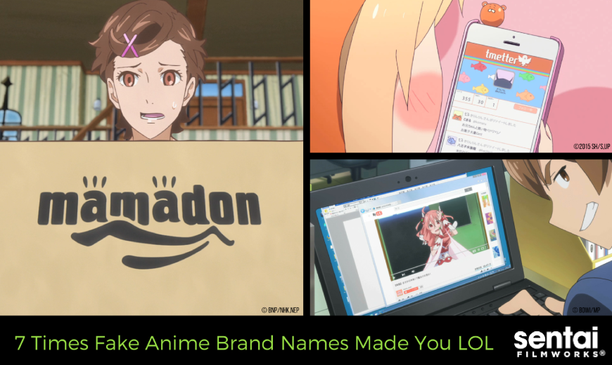 7 Times Fake Anime Brand Names Made You LOL