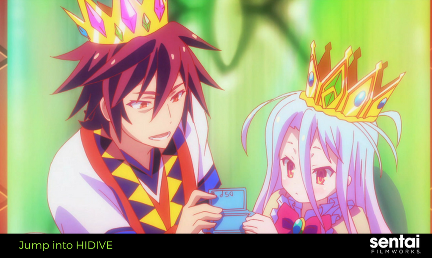 Stream No Game, No Life Zero on HIDIVE