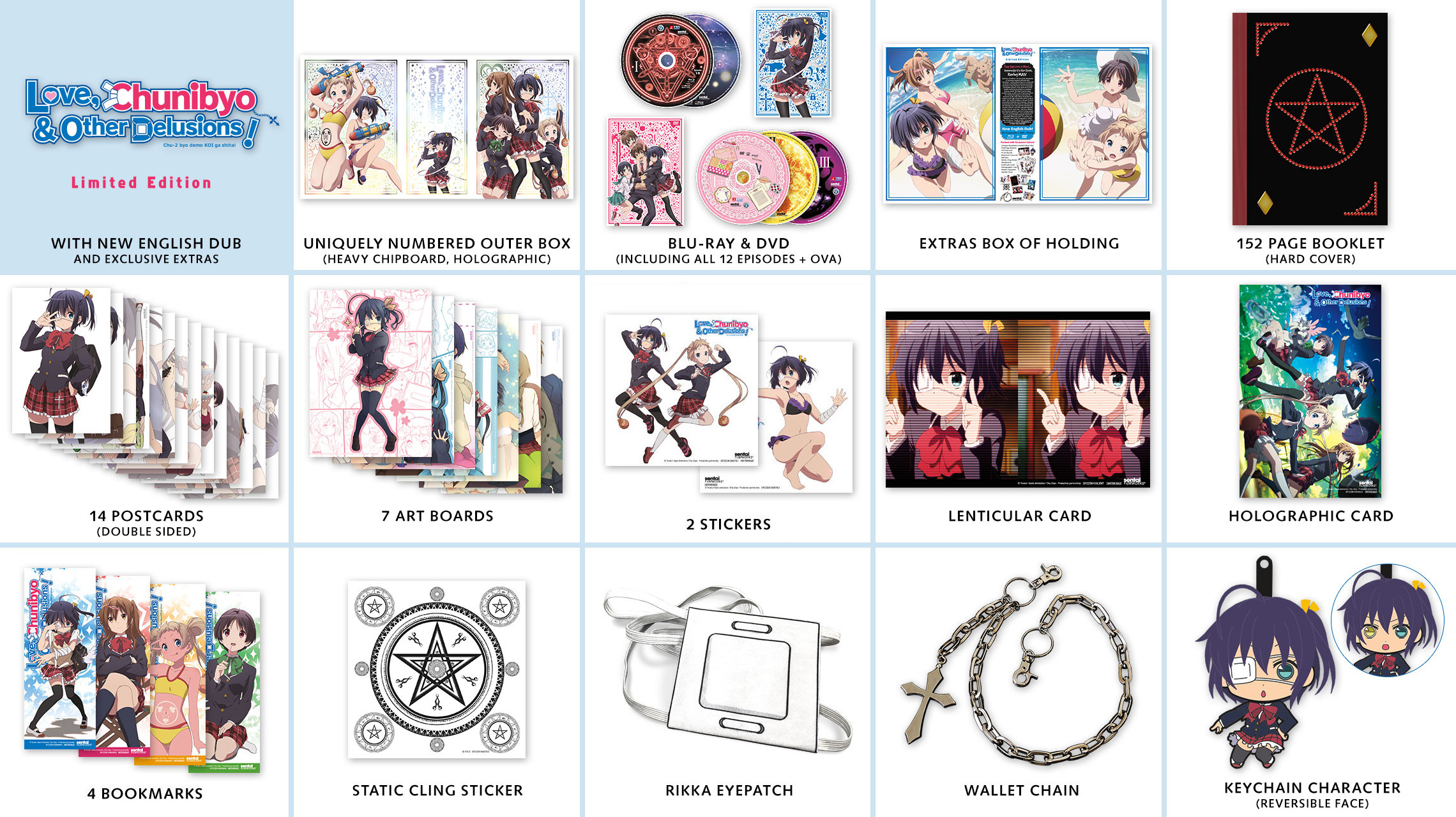 Love, Chunibyo, & Other Delusions! -Heart Throb- Box Set Reveal - Sentai  Filmworks