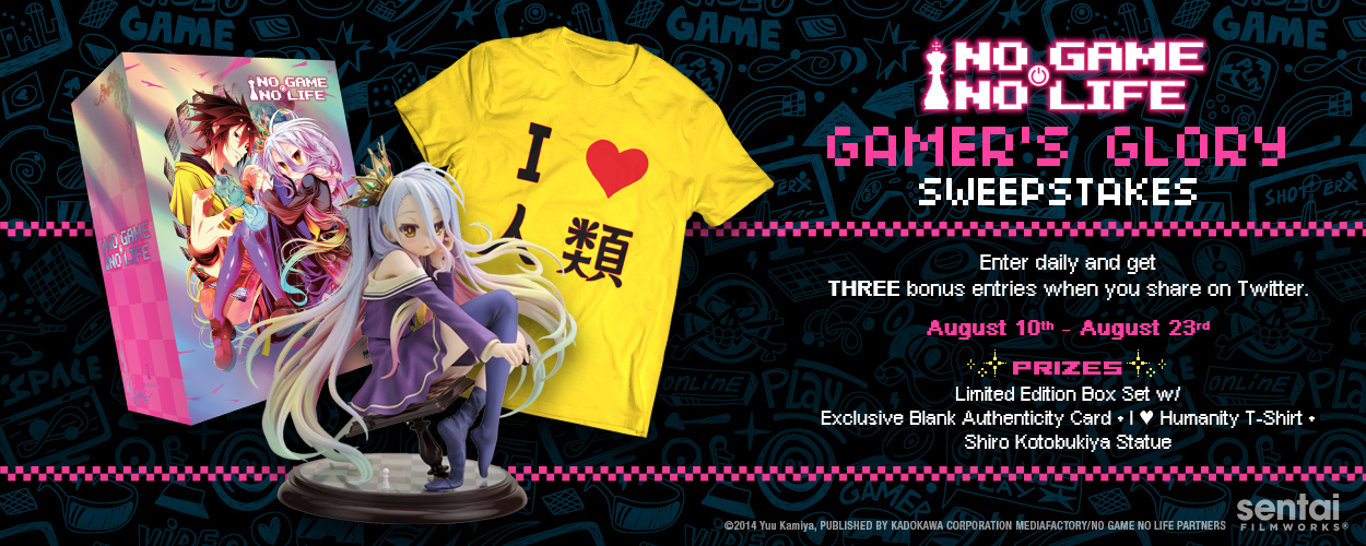 No Game No Life Gamer's Glory Sweepstakes