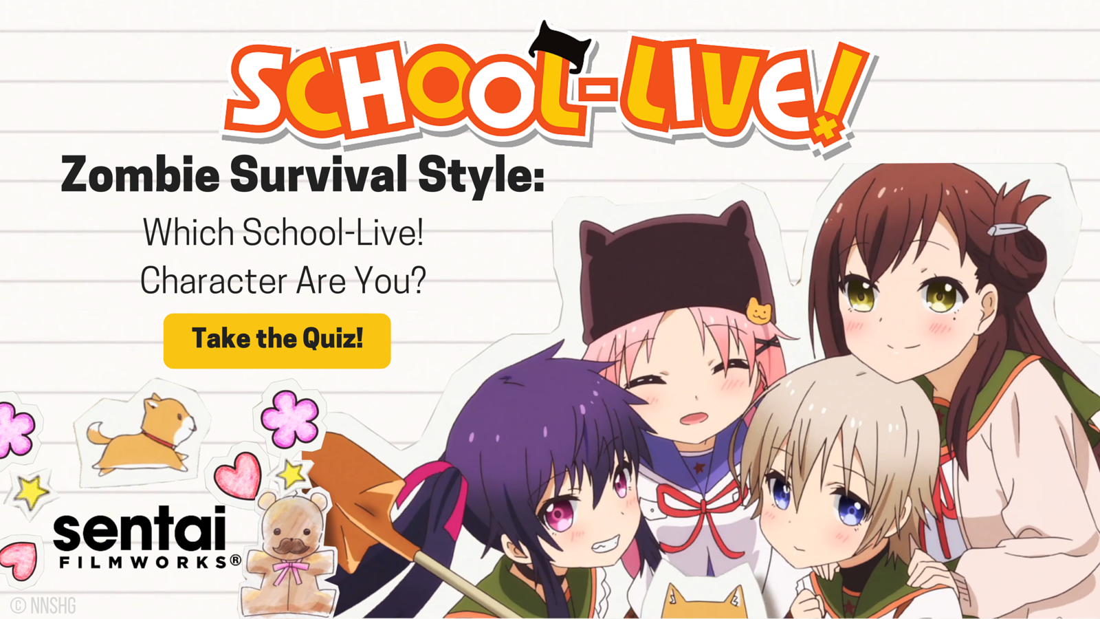 Zombie Survival Style: Which School-Live! Character Are You? [Quiz] -  Sentai Filmworks, quiz anime opening - thirstymag.com