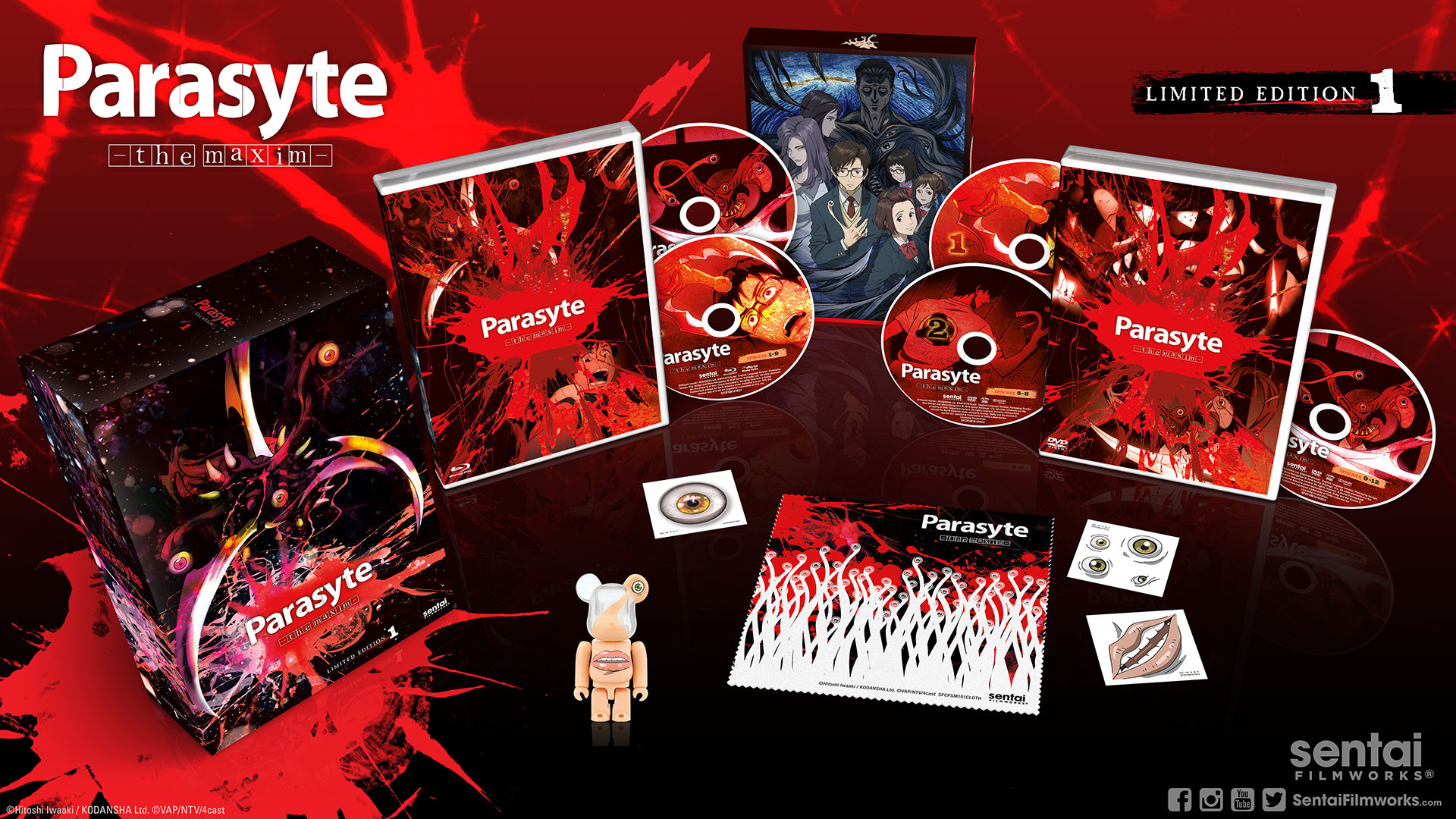 Parasyte -the maxim- Collection 1 Premium Box Set Contents Revealed!