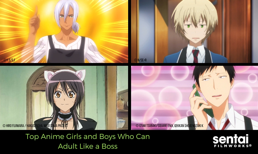Top Anime Girls and Boys Who Can Adult Like a Boss - Sentai Filmworks