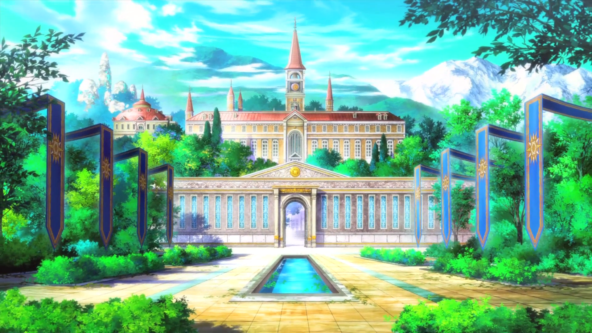 Anime Fantasy Scenery, Scenery, Castle, Anime, Fantasy, City, HD wallpaper  | Peakpx