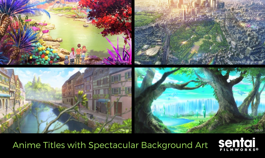 Anime Titles with Spectacular Background Art