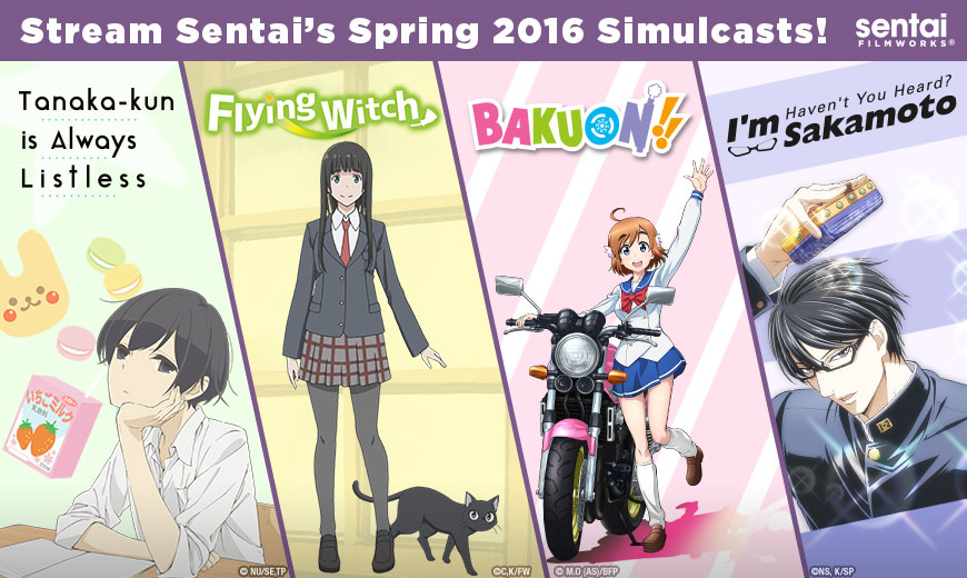 Stream Sentai’s Spring 2016 Simulcasts!
