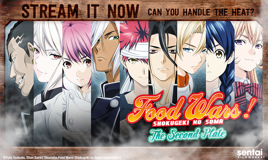 Anime Like Food Wars! The Second Plate