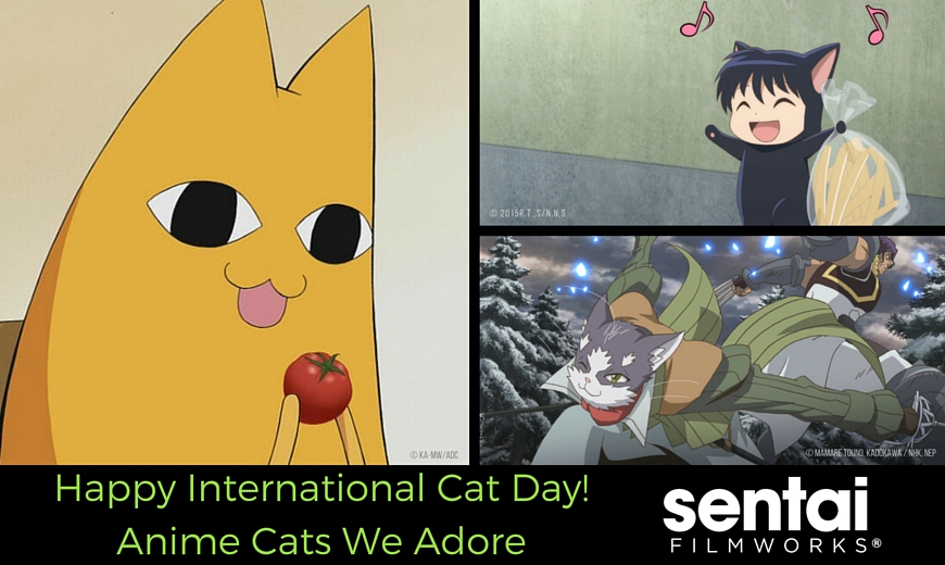 Happy International Cat Day! Anime Cats We Adore