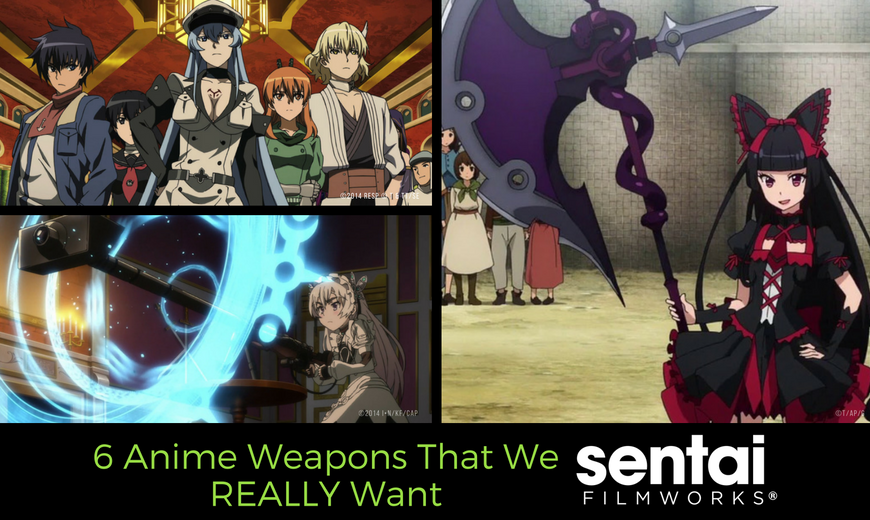 6 Anime Weapons That We REALLY Want - Sentai Filmworks