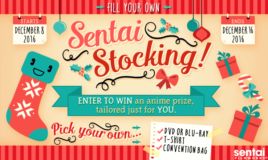 Fill Your Own Sentai Stocking! Sweepstakes