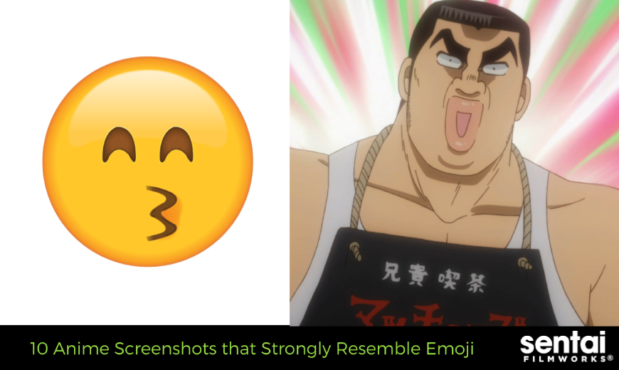 10 Anime Screenshots that Strongly Resemble Emoji