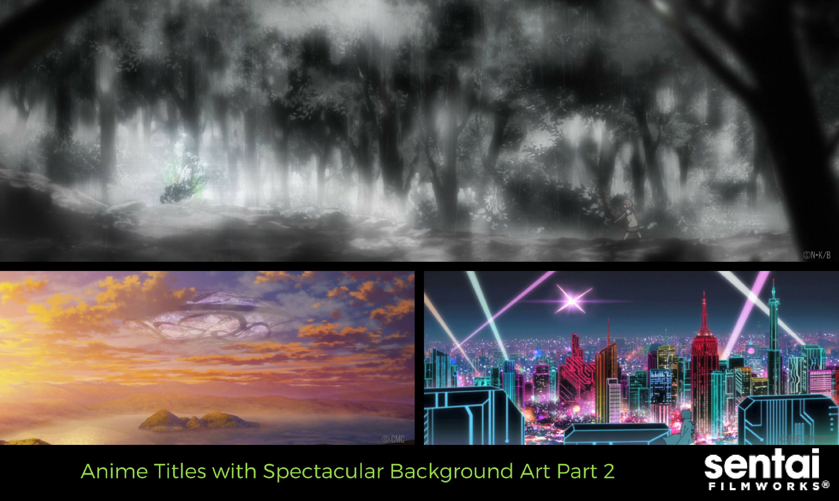 Anime Titles with Spectacular Background Art Part 2 - Sentai Filmworks