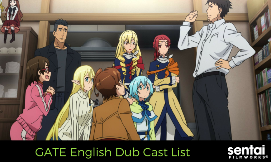 GATE English Dub Cast List
