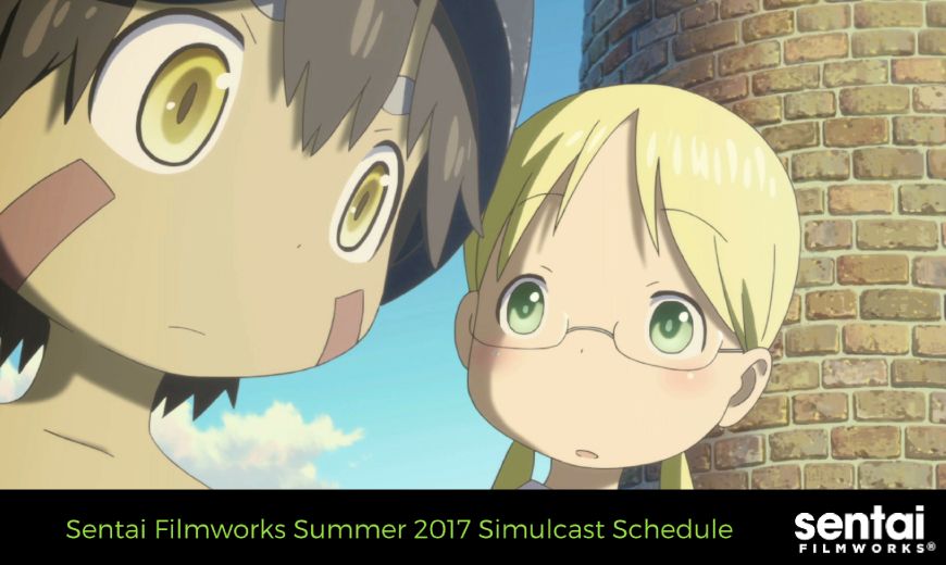 Sentai Filmworks Summer 2017 Simulcast Full Schedule