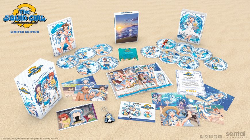 Squid Girl Complete Collection Premium Box Set Reveal - Sentai