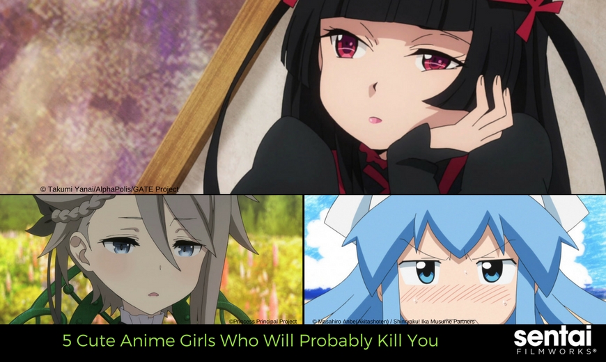 5 Cute Anime Girls Who Will Probably Kill You