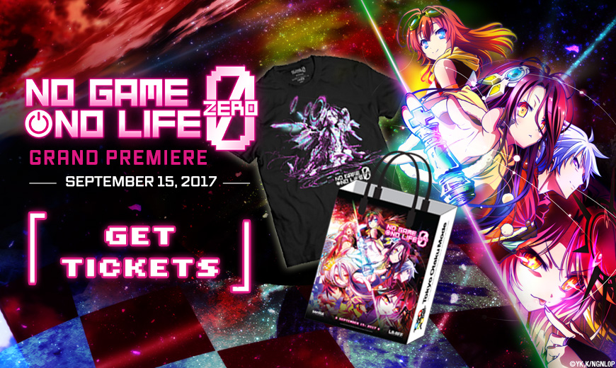 Anime Expo on X: No Game No Life Zero comes to theaters Oct 5 & 8