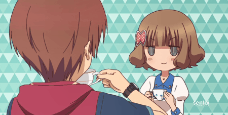 Moeblobs drinking coffee  Anime  Manga  Know Your Meme