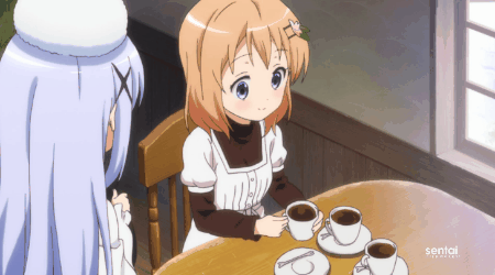 Chocolate gif and coffee gif anime 1667065 on animeshercom