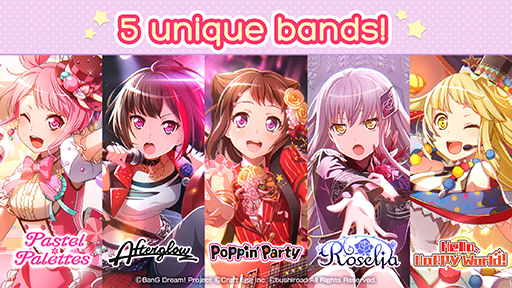 Slideshow: Bang Dream! Girls Band Party! Promotional Images