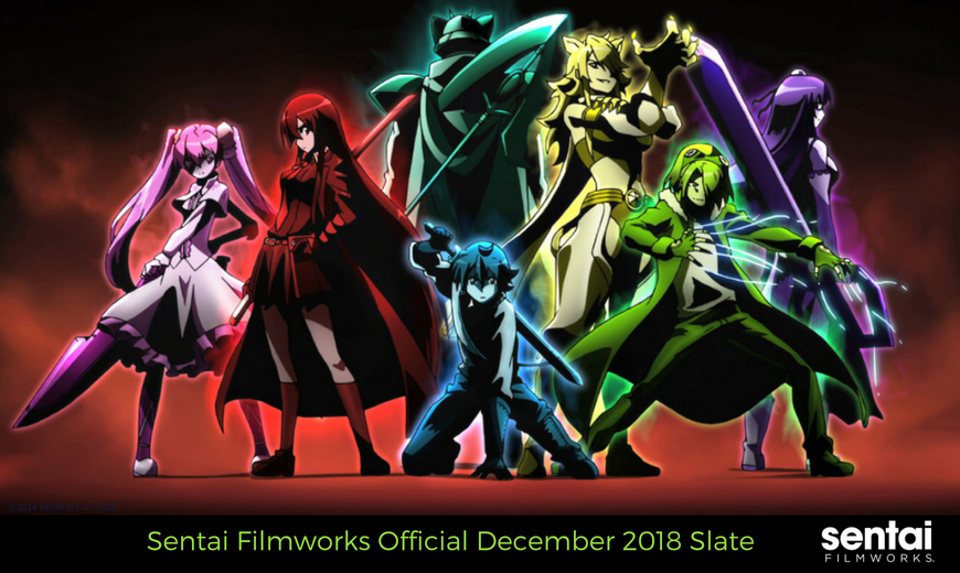 Sentai Filmworks Official December 2018 Slate