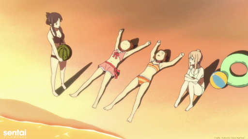 K-On, beach