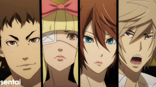 Group shot of Yuuga, Ayaka, Eia and Seiya from DOREIKU The Animation.