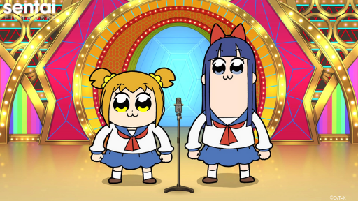 Popuko and Popimi are on stage.