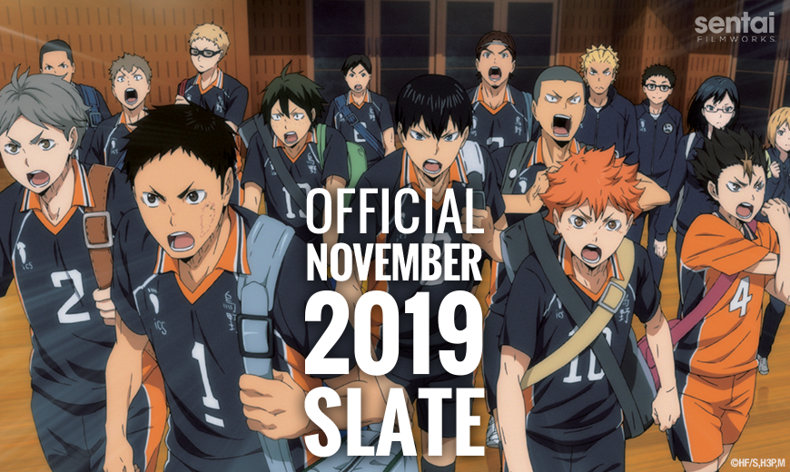 Sentai Filmworks Official November 2019 Slate