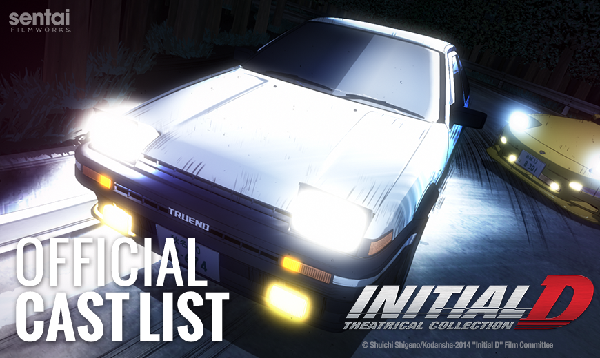 Initial D: Legend Theatrical Collection Official English Cast List