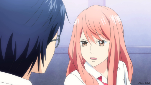 Iroha Igarashi from Real Girl is angry at her boyfriend, Hikari.