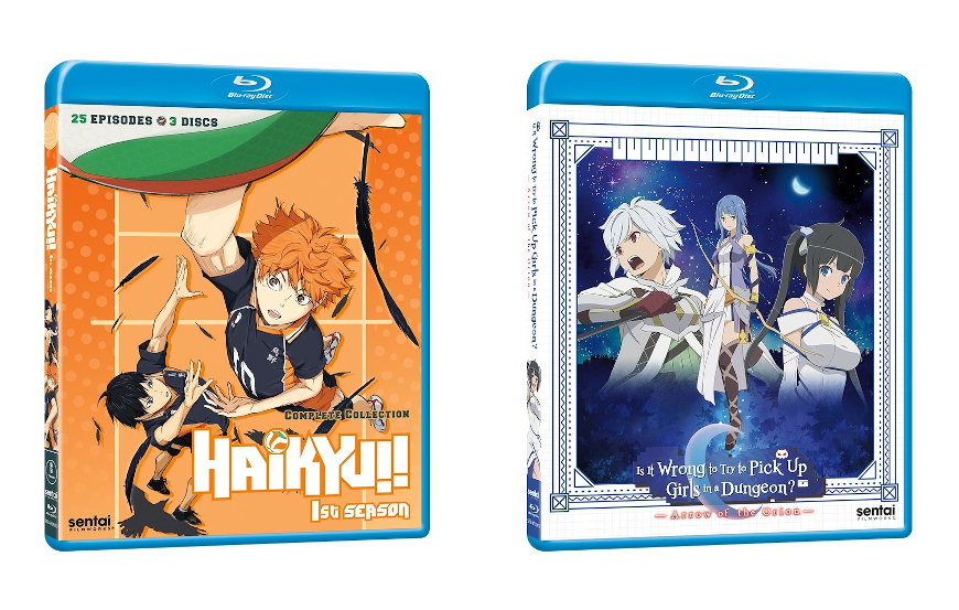 Haikyu!! Season 1 Complete Collection | Is it Wrong to Try to Pick Up Girls in a Dungeon?: Arrow of the Orion Movie on Blu-Ray