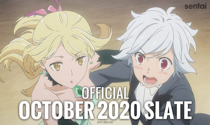 Sentai Official October 2020 Slate