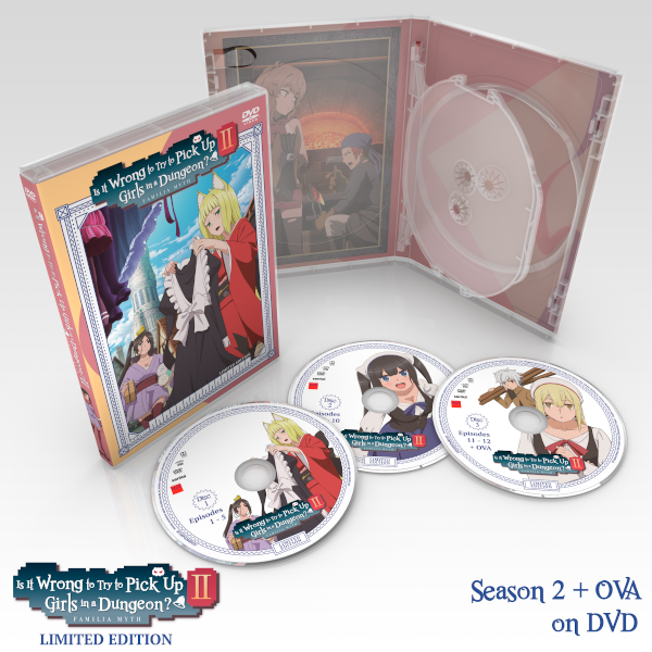 DVD Danmachi Temporada 1