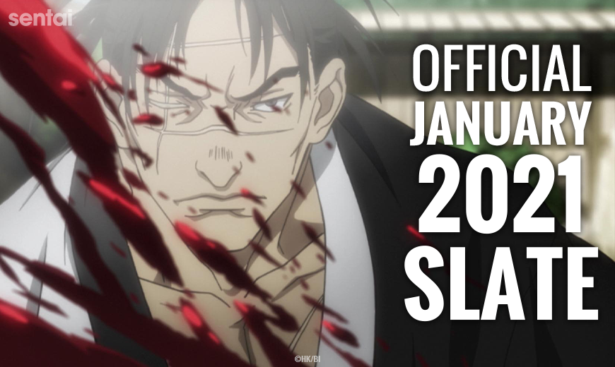 Sentai Official January 2021 Slate