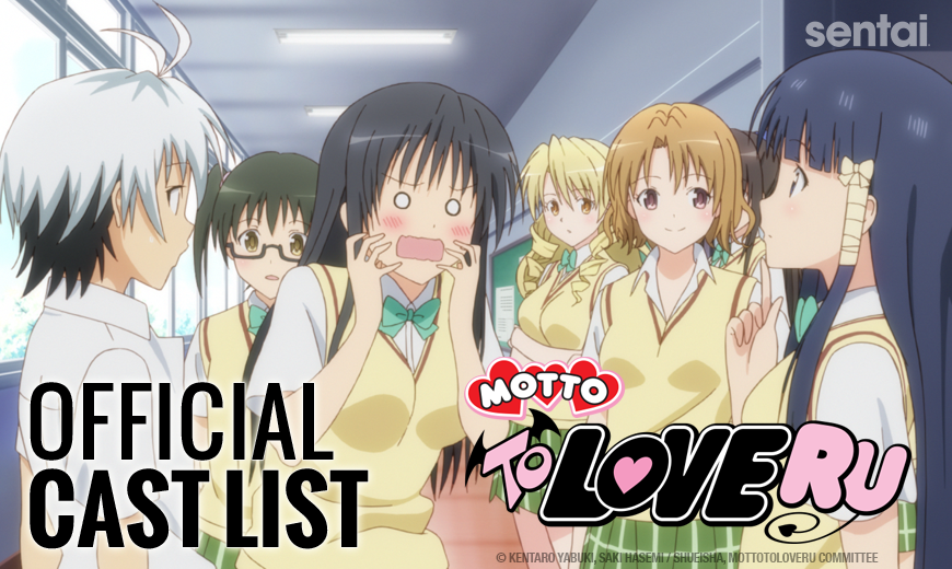 Crunchyroll Adds To Love Ru, Motto To Love Ru, and To Love Ru