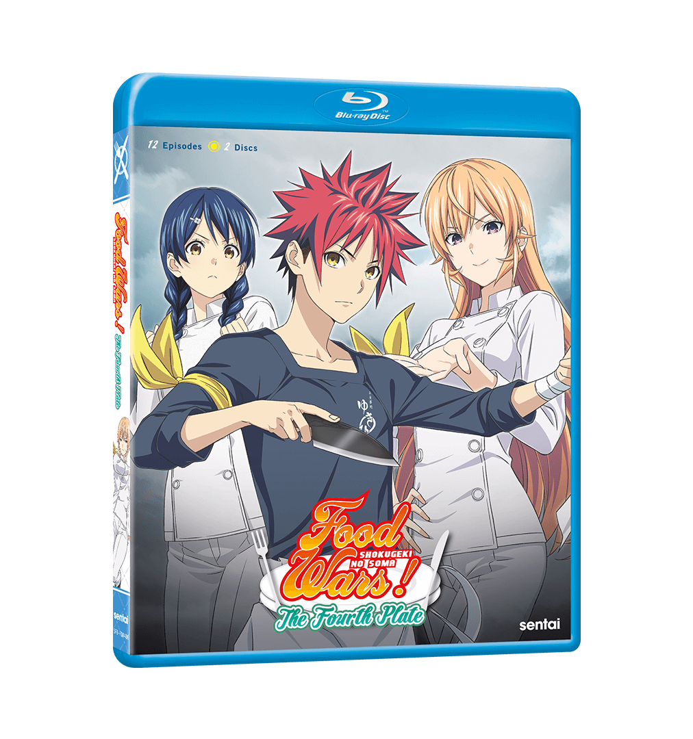 A picture of the Food Wars! The Fourth Plate Complete Collection Blu-ray.