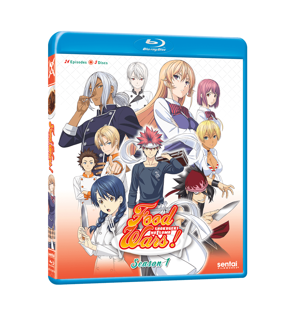 A picture of the Food Wars! Season 1 Complete Collection Blu-ray.