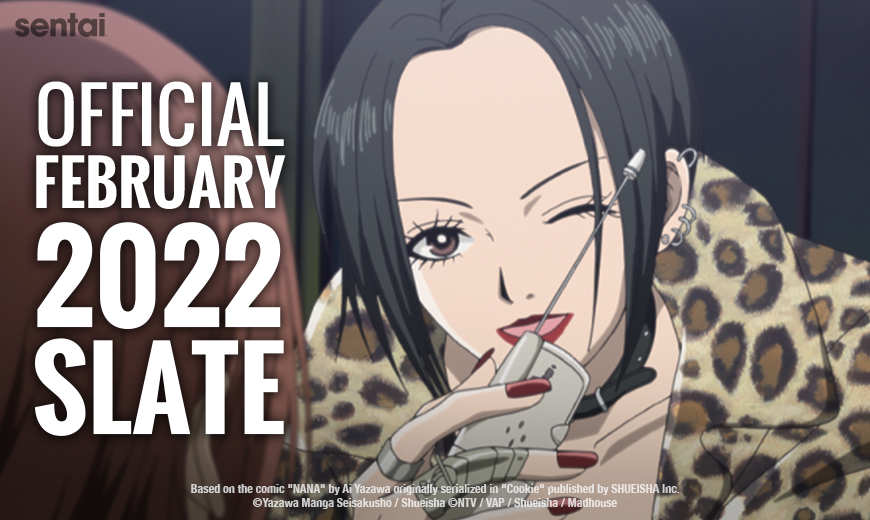 Sentai Official February 2021 Slate