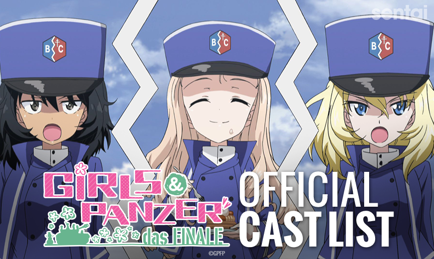 Sentai Reveals The Girls und Panzer das Finale Part 2 English Cast