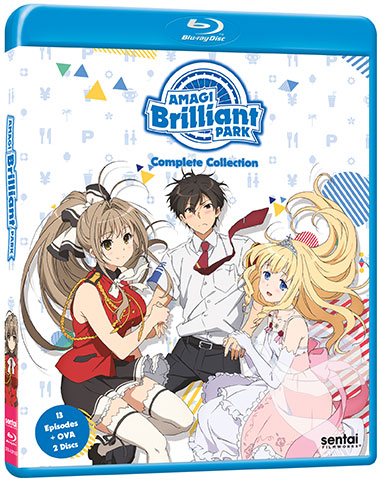 The front Blu-ray cover for Amagi Brilliant Park