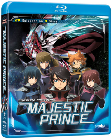 The front Blu-ray cover for Majestic Prince