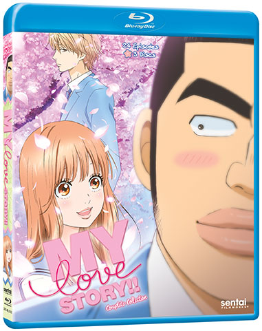 The front Blu-ray cover for My Love Story!!