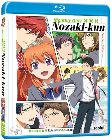 The front Blu-ray cover for Monthly Girls' Nozaki-kun