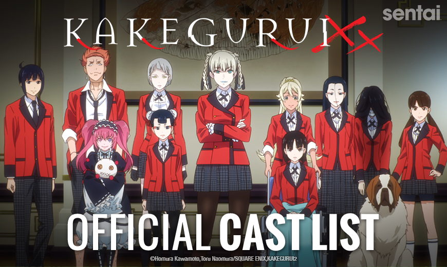 Sentai Reveals The English Cast List For Kakegurui XX